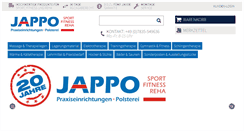 Desktop Screenshot of jappo-shop.de