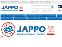 Tablet Screenshot of jappo-shop.de